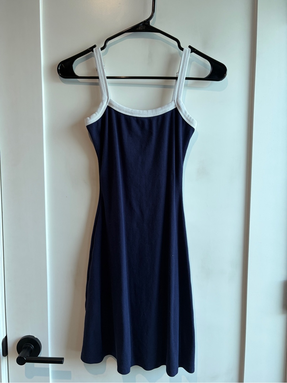 Classic Navy & White Tank Dress